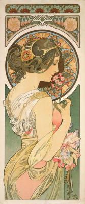 loumargi:  La primevere – Alphonse Mucha