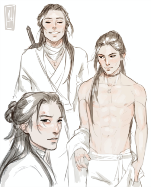 Xie Lian sketches!