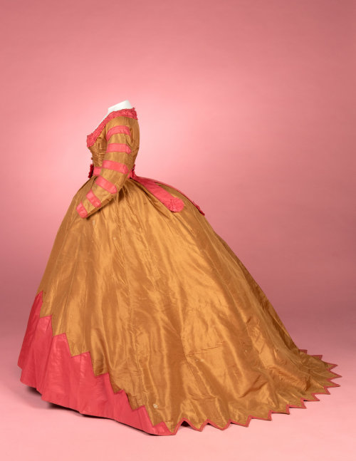 Evening dress, 1860′sFrom Hindman