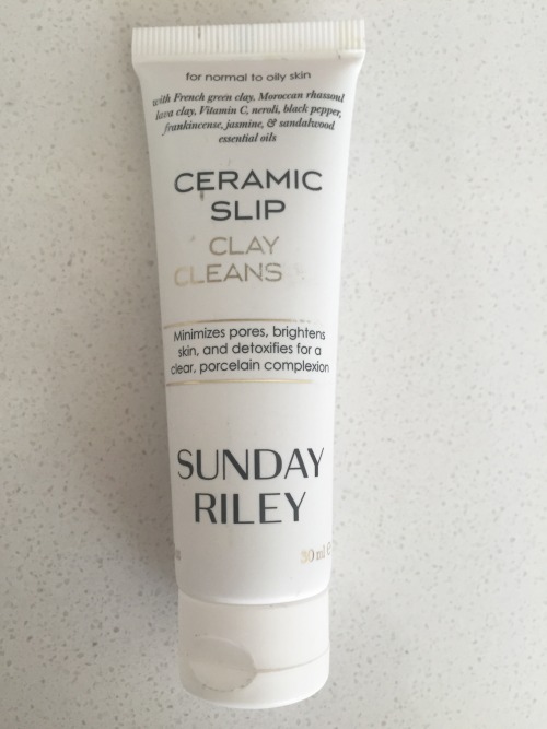 Sunday Riley Ceramic Slip Clay CleanserYes, this is the sample size. Yes, I didn’t wan tot spend mon