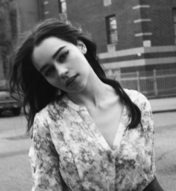 food-sleep-sweaters:  “Sometimes I feel like the kid left out - the weirdo with the silver hair that no one likes to talk to.” - Emilia Clarke  