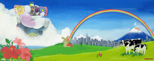 Katamari wallpapers - Ouhi &lt;3 Ousama(Katamaridamacy.jp, 2005)