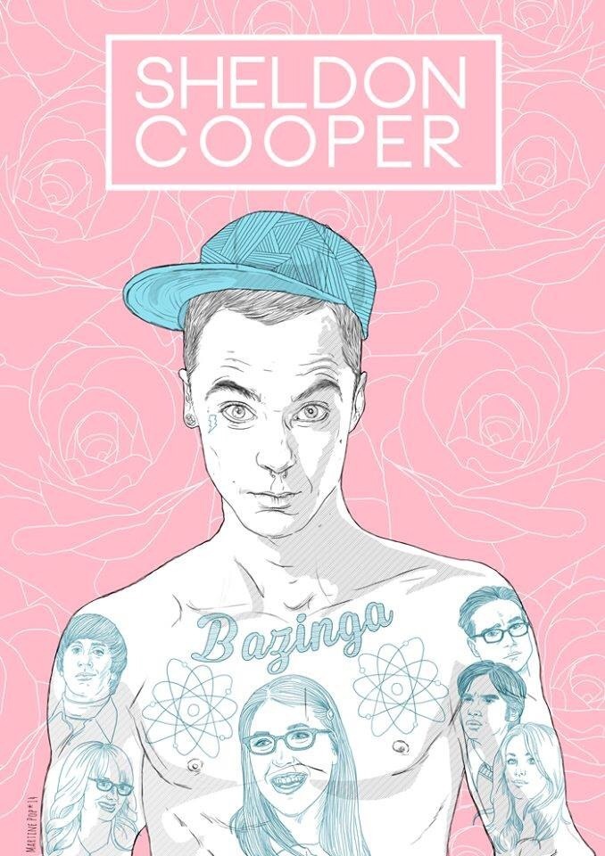 lesbian-geek:  I love this!2 of my favourite things, sheldon cooper and tattoos.