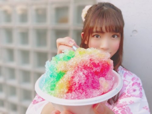 奈良未遥さんのツイート: かき氷食べる〜？？ #NGT48 #奈良未遥 #浴衣祭り t.co/3FF2xvnyaP