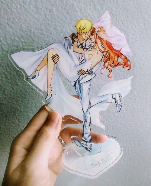 My acrylic standees stock just arrived and they turned out wonderful! :)Link/Dark Link and Sannami s
