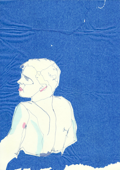 leorydelljost:  Leo Rydell Jost - Colored Dudes #21, 2014Mixed technique, 210 mm x 297 mm