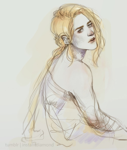 instantdiamond:  Pyrrha/Achilles - The Song of Achilles fanart