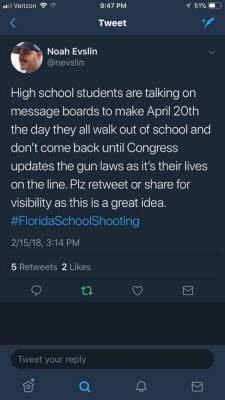 erose130: theotherguysride:  k-a-t-e-f-e-a-r: And before anyone makes any 4/20 weed comments, the date is the anniversary of the Columbine massacre.  Damn straight. Fuck, I’ll host GED classes in the damn library if it keeps kids safe. I’ll share