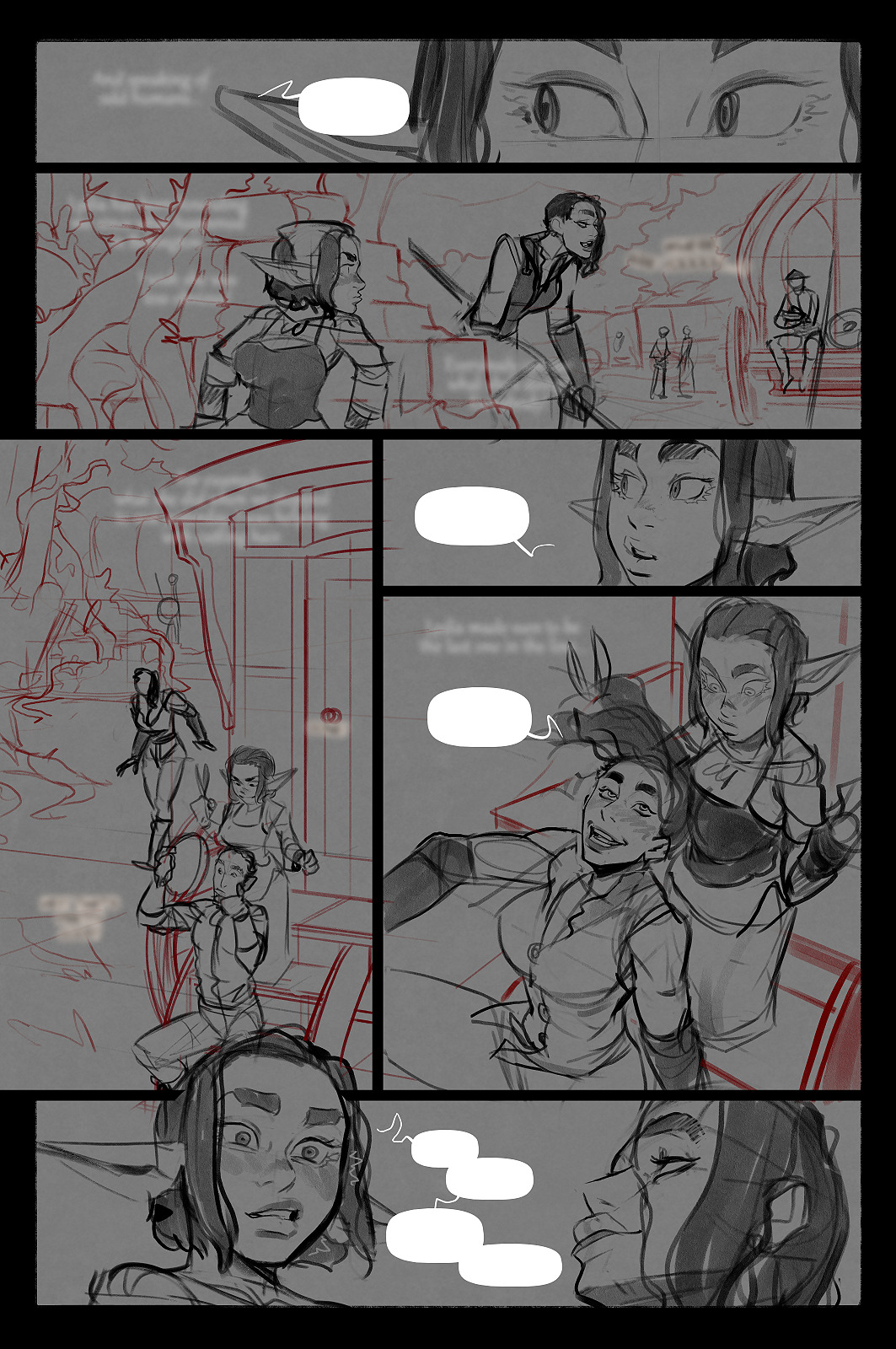 First four pages of chapter 9! Creepy trees, sexy horses and brown muscles!http://buttsmithy.com/