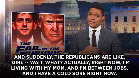 thedailyshow:  Trevor calls out Republicans on their failed health care bill.