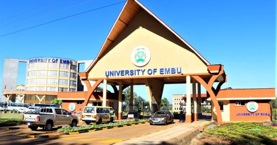 University of Embu Awarded As Best Performing State Varsity