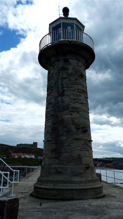 Lighthouse at Whitby, North Yorkshire, England. 