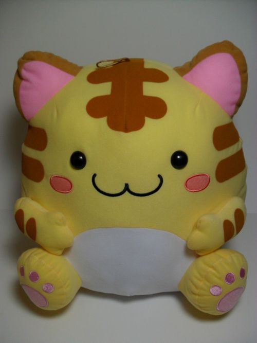 Yellow Round Tiger Cats are quite cute! Available to purchase at KawaiiPLUShLove: http://kawaiiplush