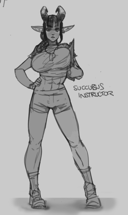 hemlockgrimsby:  I’ve been doing prompts as warmup on stream recently, today’s was  SUCCUBUS INSTRUCTOR picarto.tv/Grimsby 