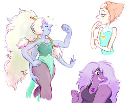 noodlenumber:  i was gonna draw all the crystal jims but then opal happened instead.  sorry garnet  ¯\_(ツ)_/¯   