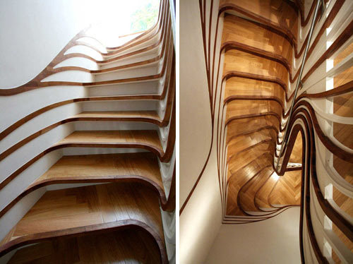odditiesoflife:  Seven Surprising Modern Staircases Staircases can really make a house incredible. Although they are a necessity for moving among levels, they certainly don’t have to be boring. Each of the above featured staircases have an incredibly
