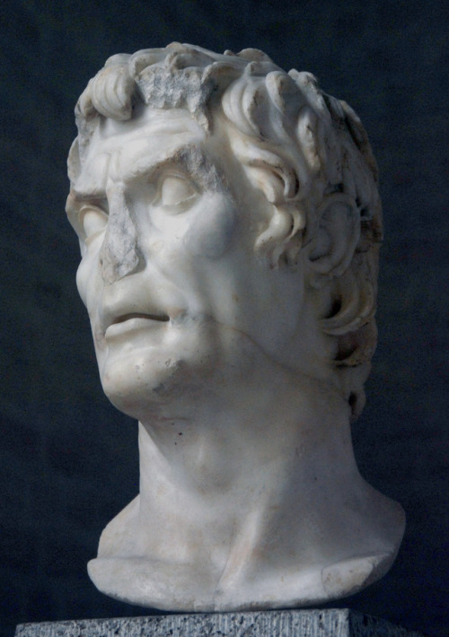 myglyptothek:Portrait of so called Sulla. From Palazzo Crescenzi in Rome. C. 30 BC. Marble. Glyptoth