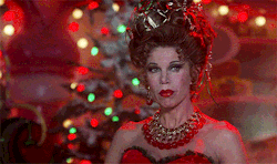 yourbrothershotfriend:  scottymouth:  filmgifs:Did I have a crush on the Grinch? Of course not!Christine Baranski as Martha May Whovier in How the Grinch Stole Christmas (2000)A gay icon  GAY icon