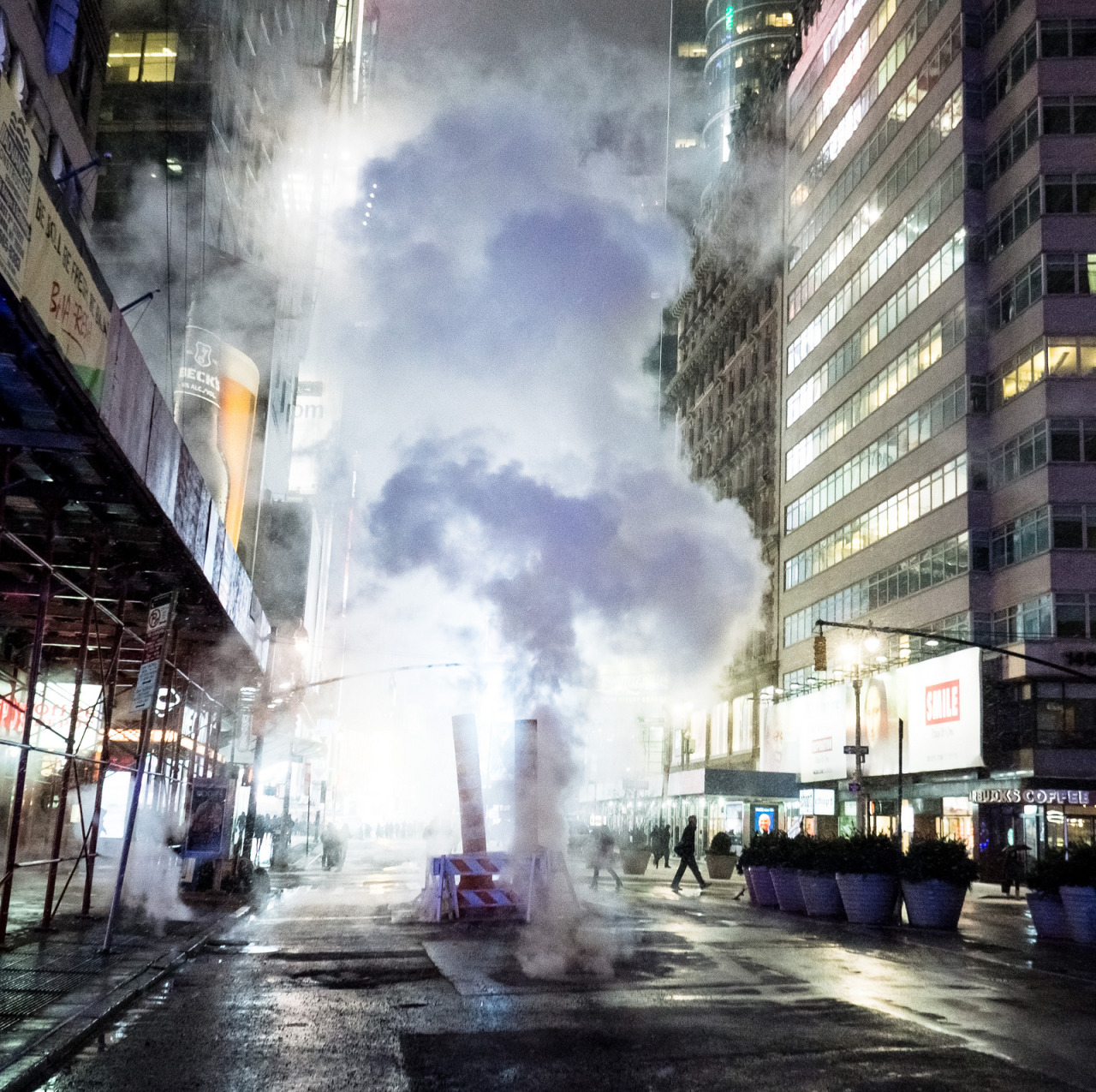 Steam in Midtown, Broadway