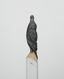 odditiesoflife:  Incredible Miniature Animals Carved on Pencil Tips Loving everything tiny, Seattle based artist Diem Chau has created her most recent project. Miniature animals carved in the wood and graphite of carpenter pencils. Carefully shaving