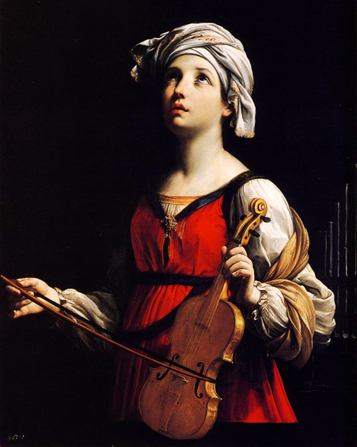 summerlilac:St. Cecilia, 1606.Guido Reni.