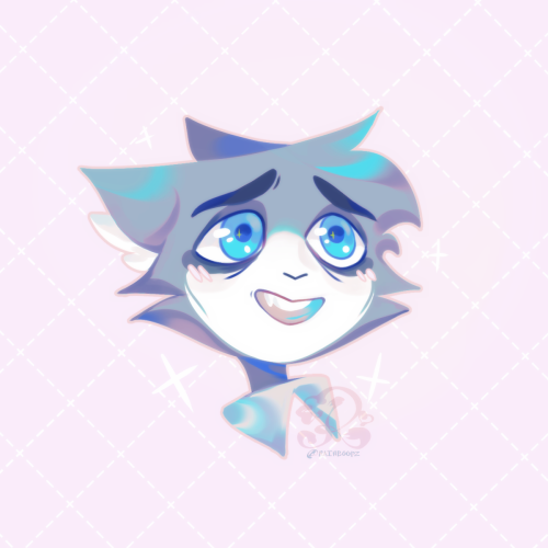  very smol paint test with cerulean 