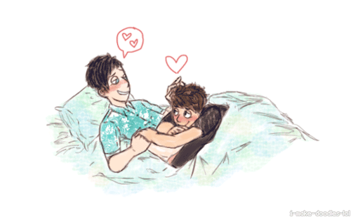 adziedoodle:tummy kisses tho (≧ε ≦)inspired by plantboylester’s​ post| more phan doodles here