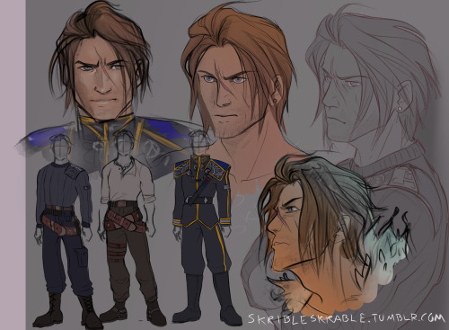  Some more sketches for that older Squall ideanot sure where this is going, but I’m having fun