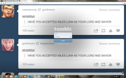 letloosehavefunbesomebody:  So this was my background as I went to log onto Tumblr. I think I might cry. 