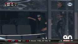 long-live-klove:  wh0isnerd:  latinagabi:  this is Naya celebrating her little bro’s first NFL touchdown. she’s so freaking cute, I can’t.   whos her brother?  Mychal Rivera, plays for the raiders 
