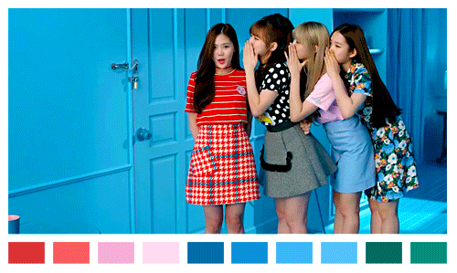 taectless:  Oh My Girl - Liar Liargirl group color palettes [6/20] - aesthetic verson