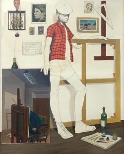 thunderstruck9: Erich Wassmer (Ricco) (Swiss, 1915-1972), Explicatif pour faire voir, 1956. Oil on canvas, 92.5 x 73.5 cm