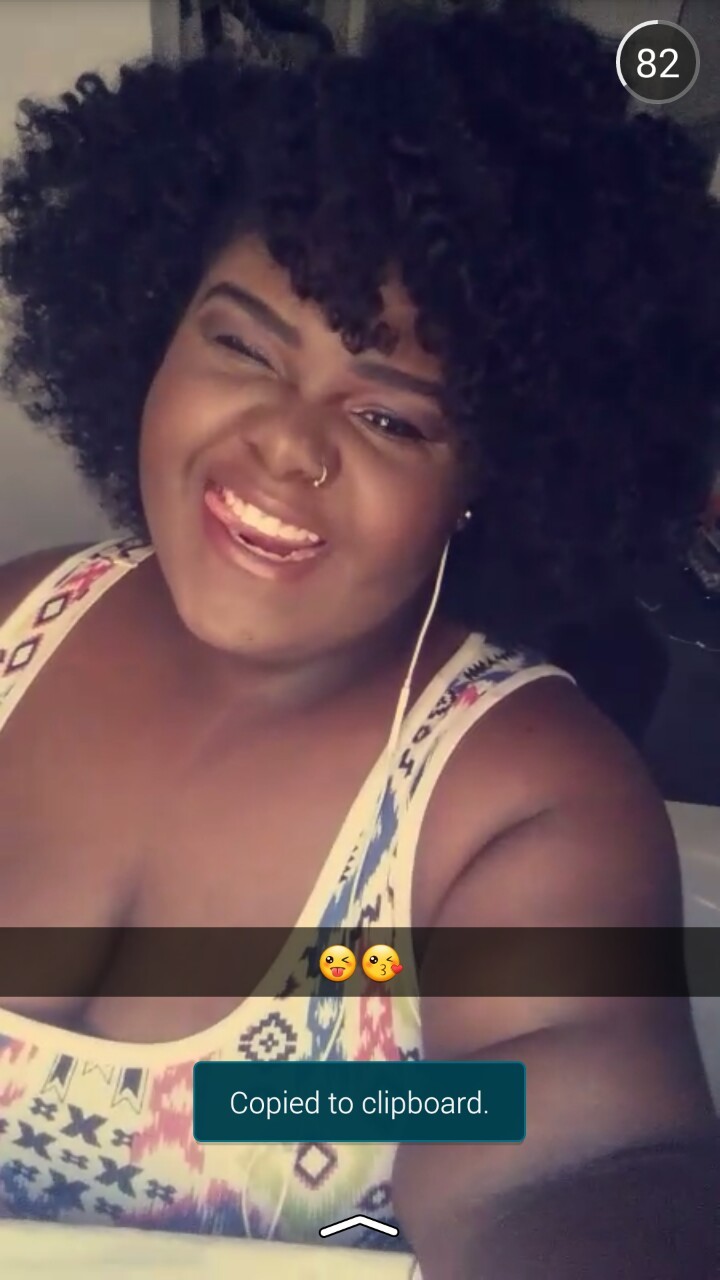 plussizedhiiipy:  Black… Beautiful… &amp; Blessed. Happy Blackout Day! ❤💋