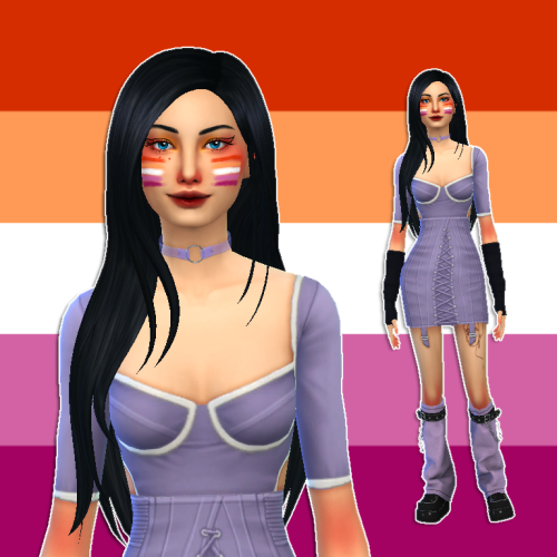 Some of my LGBTQ+ Sims! 1. Noah (Asexual/Bi romantic)2. Moon (Bisexual)3. Cristine (Lesbian)4. Grego