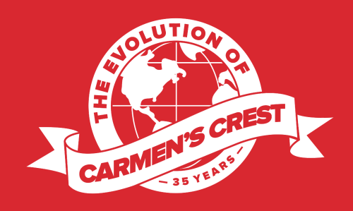 The Evolution Of Carmen’s Crest Carmen Sandiego’s first showed up 35 years ago today in WHERE IN THE
