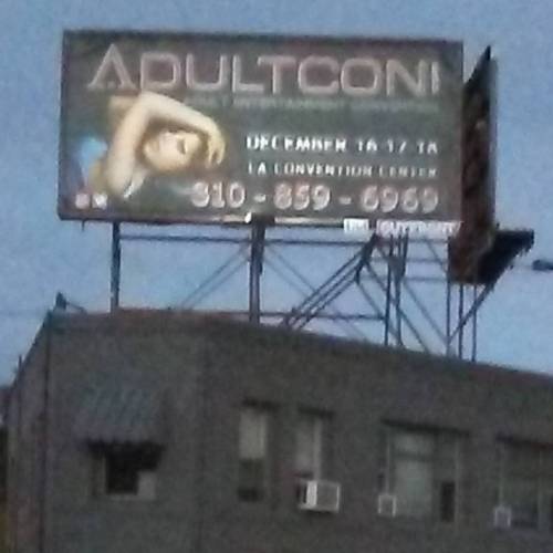 Yep, that&rsquo;s an @ADULTCON billboard and we are very pleased to announce again that Peepshow Men