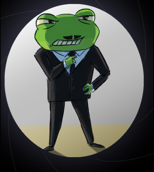 Jamack the Modfrog James Bond Parody Jamack Pond… If you will….