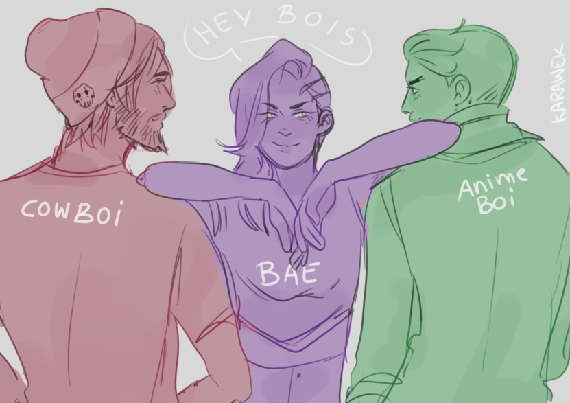 karawek:  ya sure !!! /// some casual bbys….