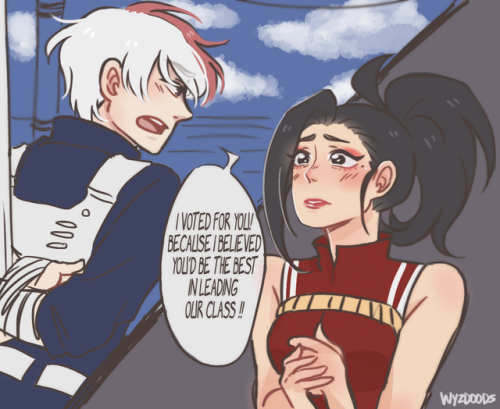 wyzdoods:  a redraw of an iconic todomomo ( ft. why momo is truly valid ) ep