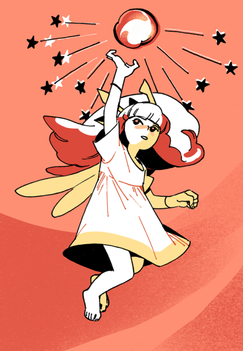 collarpoints:  child of light fanart that I dumped on twitter last night