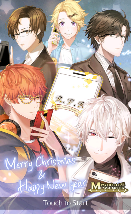 Mystic Messenger Christmas 2022 Christmas Opening Screen Edit 2017 Original Image... - Tumbex