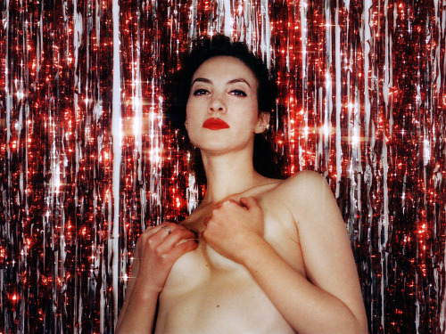Ana in ‘Forbidden Red’ for Peak of Normal, 2015