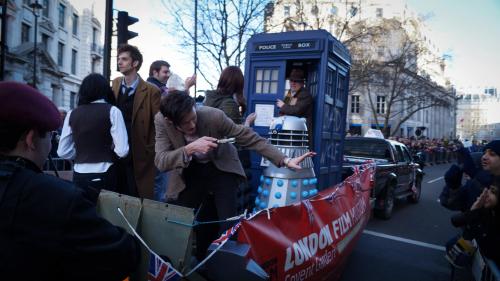 markpelledreamy:  matteleven:  Started off the new year by having a brilliant time as part of the New Year’s Day Parade in London and helping to raise money for charity. Also with me was Susie who makes a fantastic Clara and helped to fool many people