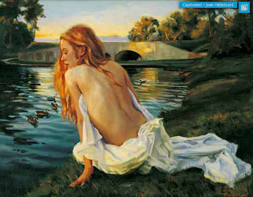 mermaidenmystic: Captivated ~ also seen titled Twilight Reflections by Jean Hildebrant ~ use