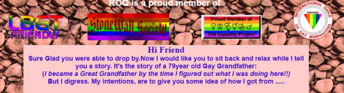 in the geocities archives is the personal website of a senior gay man chronicling his life from chil