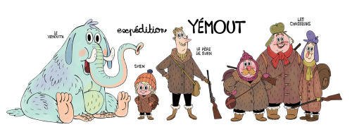 Illustrations for the story Expédition Yémout for the french magazine J’apprends à Lire (Milan Press