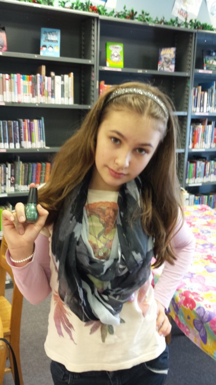 River Grove Public Library tweens and teens made their own nail polish and brown sugar body scrub du