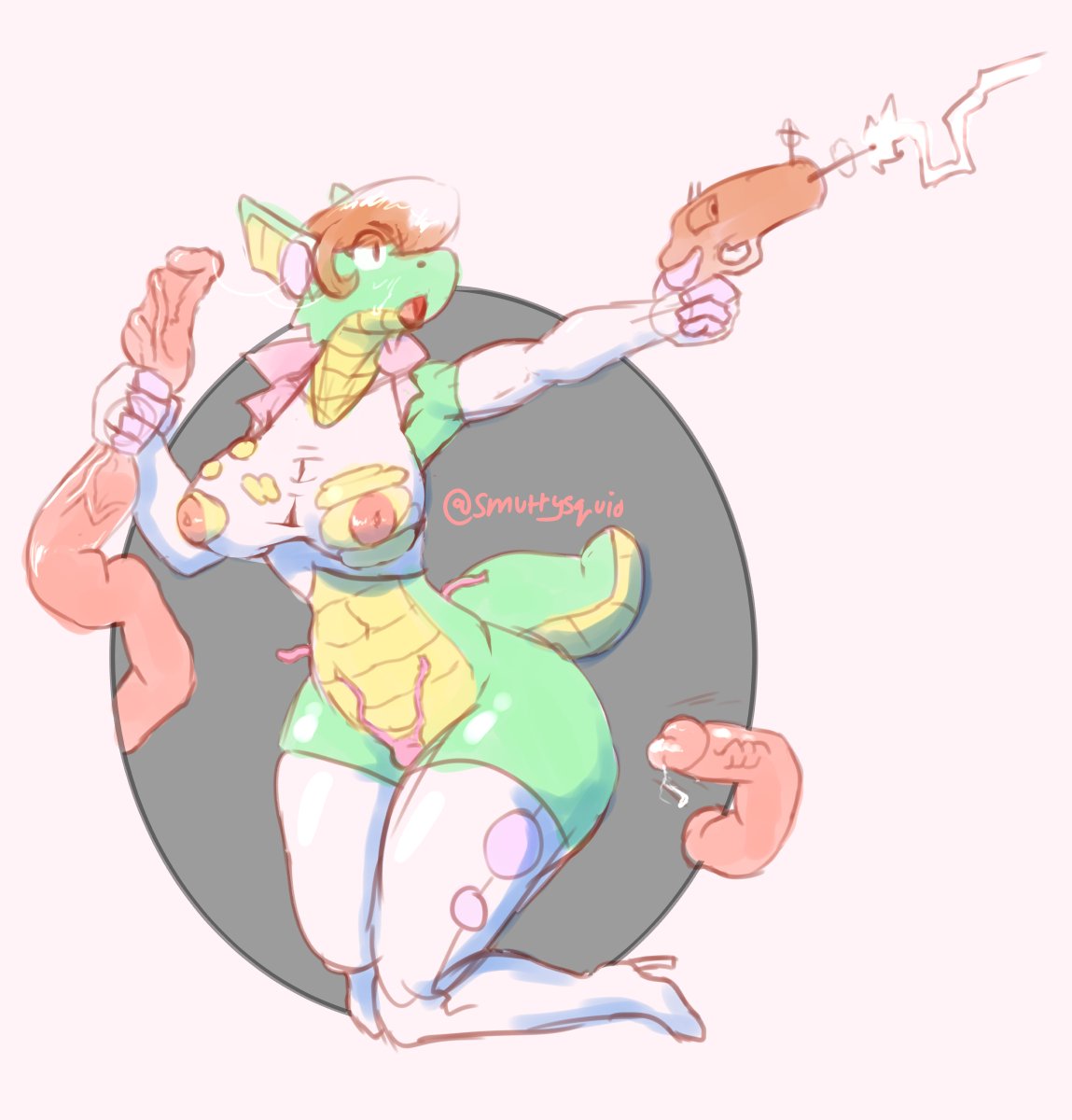 jroys-dirty-draws:  have some doodles i did over the week between comms :&gt;top