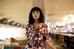 sensualspectrum:  sensualspectrum: Erika Tschirhart (tschirhart.tumblr.com) at the bowling alley, by Laura Taylor it may be lame but for some reason I’ve had a number of very exciting bowling dates in my life. 