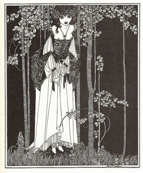 Illustration from Act IV of Shakespeare’s Hamlet by John Austen (1922)